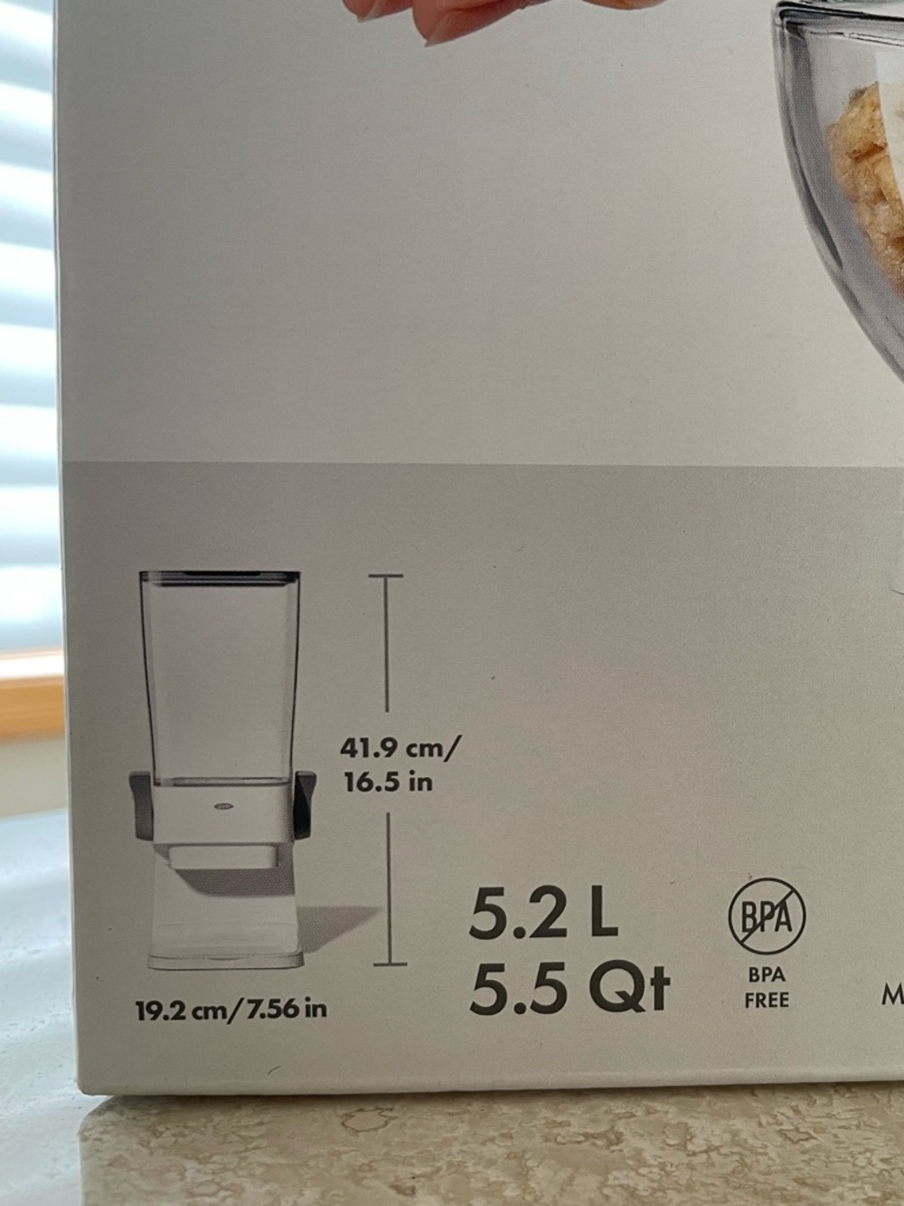 OXO SoftWorks Clear Food Dispenser with White Base *NEW* - Picture 7 of 7